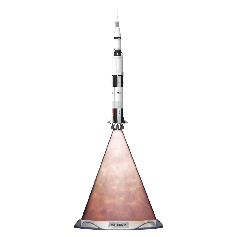 Plume & Saturn V Metal Model