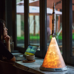 Plume & Saturn V Metal Model