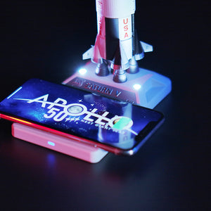 Plume & Saturn V Metal Model